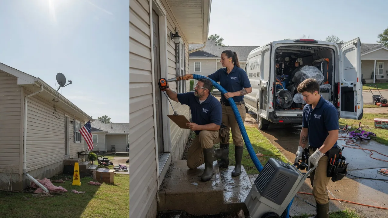 Ceiling Water Damage Restoration in Arcadia, IN near me